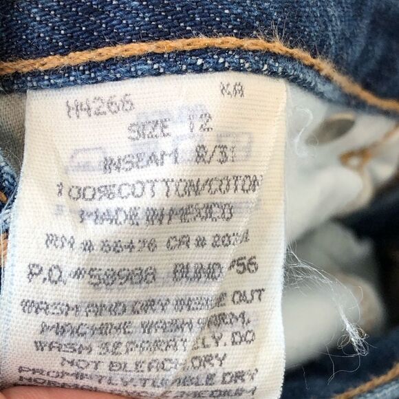 Tommy Hilfiger Vintage Women's Straight Blue Dark Denim Jean size 12 - Picture 7 of 12